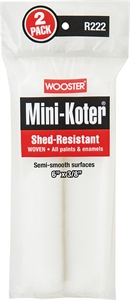 Picture of  Wooster 6" x 3/8" Mini-Koter Shed-Resistant Mini Roller Cover (2pk)
